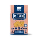 Dr. Trend Tofu Honey Peach, așternut igienic pentru pisici, 6 L (2,5 kg)