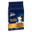 Felix Doubly Delicious, cu pui și curcan pentru pisici, 1 kg (la cântar)