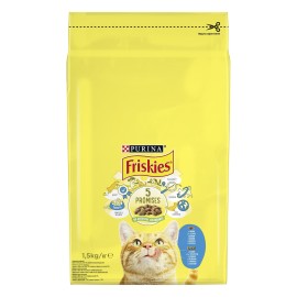 Friskies, cu somon și legume pentru pisici, 1,5 kg
