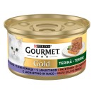 Gourmet Gold, pate cu miel și rață pentru pisici, 85 g