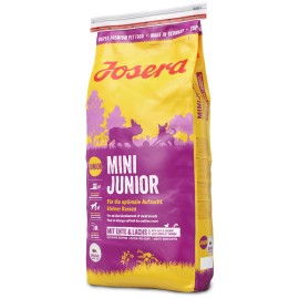 Josera Mini Junior, cu rață și somon pentru căței, 15 kg