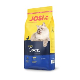 JosiCat Crispy Duck, cu rață pentru pisici, 18 kg