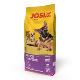JosiDog Junior Sensitive, cu pui pentru căței, 15 kg