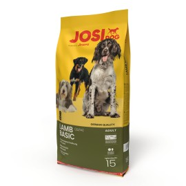 JosiDog Lamb Basic, cu miel pentru câini, 18 kg
