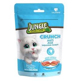 Jungle Crunch Anti Age, recompense pentru pisici, 60 g