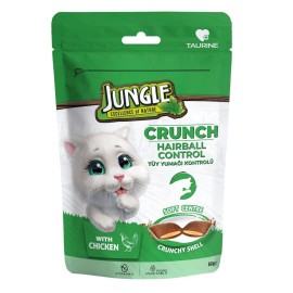 Jungle Crunch Hairball Control, recompense pentru pisici, 60 g