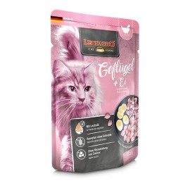 Leonardo Poultry+Egg, cu pasăre și ouă pentru pisici, 85 g