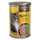 Leonardo Huhn Pur, cu pui și spanac pentru pisici, 400 g