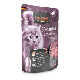 Leonardo Kaninchen+Cranberries, cu iepure și merișoare pentru pisici, 85 g