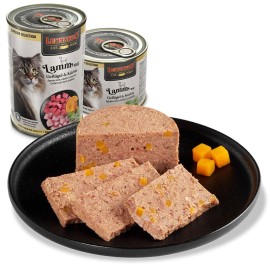 Leonardo Lamm mit Geflugel&Kurbis, cu miel, pasăre și dovleac pentru pisici, 400 g