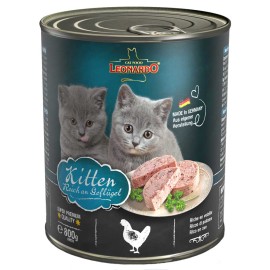 Leonardo Kitten, pate cu pui pentru motănei, 800 g