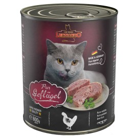 Leonardo Reich an Geflugel, pate cu pui pentru pisici, 800 g