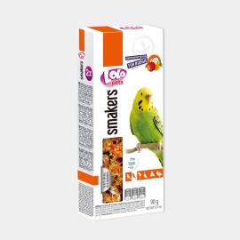 Lolo Pets Smakers for Budgie, hrană cu fructe pentru peruși, 90 g