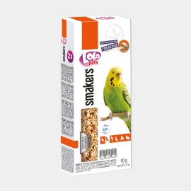Lolo Pets Smakers for Budgie, hrană cu nuci pentru peruși, 90 g