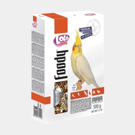 Lolo Pets Foody for Cockatiel, hrană pentru nimfe, 500 g