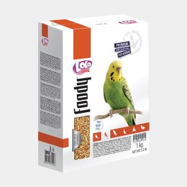 Lolo Pets Foody for Budgie, hrană pentru peruși, 1 kg
