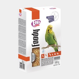 Lolo Pets Foody for Budgie, hrană pentru peruși, 500 g