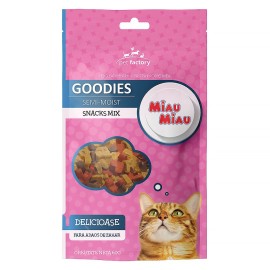Miau Miau Goodies, snacks mix pentru pisici, 60 g