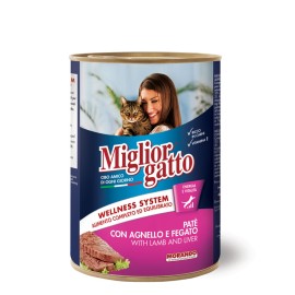 Miglior Gatto, cu miel și ficat pentru pisici (pate), 400 g