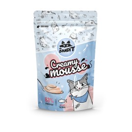 Mr. Bandit Creamy Mousse, cu somon pentru pisici, 60 g (6 bucăți)