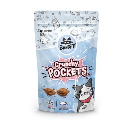 Mr. Bandit Crunchy Pockets, cu somon pentru pisici, 40 g