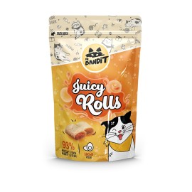 Mr. Bandit Juicy Rolls, cu gălbenuș de ou pentru pisici, 40 g