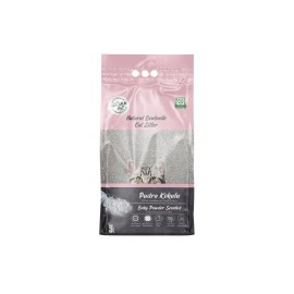 Natural Bentonite, bentonită cu aromă pudră de talk pentru pisici, 5 l (4,3 kg)