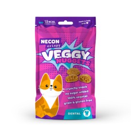 Necon Dental Veggy Chips, recompense pentru pisici, 85 g