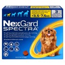 NexGard Spectra pentru câini 3,5-7,5 kg (1 comprimat)