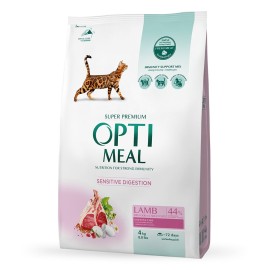 Optimeal Sensitive Digestion, cu miel pentru pisici, 4 kg