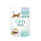 Optimeal with Cod Fish&Vegetables, cu pește cod în jeleu pentru pisici, 85 g (12 bucăți) 