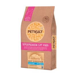 Petkult Hair & Skin 37/15, cu somon și păstrăv pentru pisici, 1 kg la cântar 