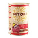 Petkult Adult with Beef, cu vită pentru câini, 400 g