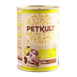 Petkult Duck, cu rață pentru câini, 400 g