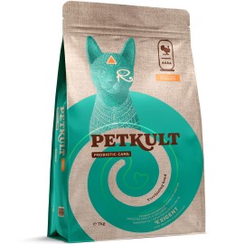 Petkult Exigent, cu curcan pentru pisici, 7 kg