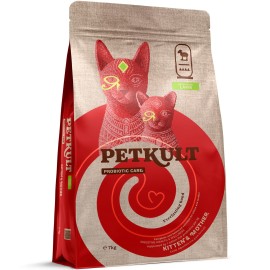 Petkult Kitten&Mother, cu miel pentru motănei și pisici, 1 kg (la cântar) 