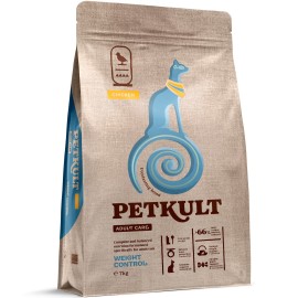 Petkult Weight Control, cu pui pentru pisici, 7 kg