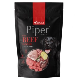 Piper Animals, cu ficat de vită și cartofi pentru câini, 500 g