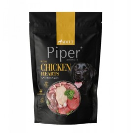 Piper Animals, cu inimi de pui și spanac pentru câini, 500 g