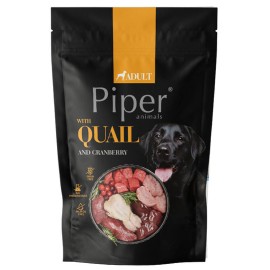 Piper Animals, cu prepeliță și merișoare pentru câini, 500 g