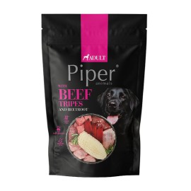 Piper Animals, cu tripă de vită și sfeclă roșie pentru câini, 500 g
