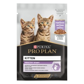 Pro Plan Kitten, cu curcan în sos pentru motănei, 85 g