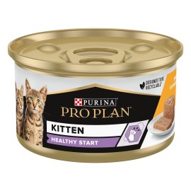 Pro Plan Kitten Healthy Start, pate cu pui pentru motănei, 85 g