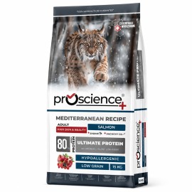 Proscience Adult Hair&Skin Beauty Salmon, cu somon pentru pisici, 15 kg