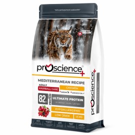 Proscience Adult Hairball Care Chicken, cu pui pentru pisici, 1,5 kg