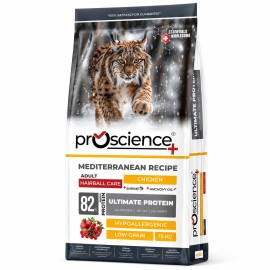Proscience Adult Hairball Care Chicken, cu pui pentru pisici, 15 kg
