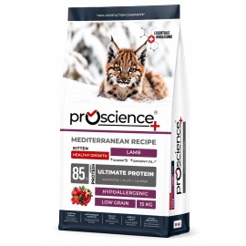 Proscience Kitten Lamb, cu miel pentru motănei, 15 kg