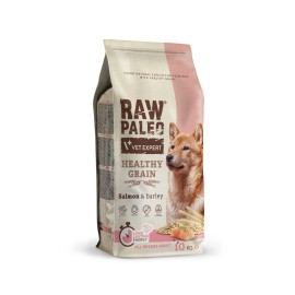 Raw Paleo Adult Healthy Grain, cu somon și orz pentru câini, 10 kg