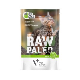 Raw Paleo Kitten Game, cu mistreț pentru motănei, 100 g