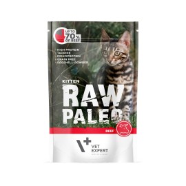 Raw Paleo Kitten Beef, cu vită pentru motănei, 100 g
